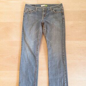 Aeropostale Wmns Bayla Skinny Jeans 13/14 Reg Blue Denim Faded Stretch